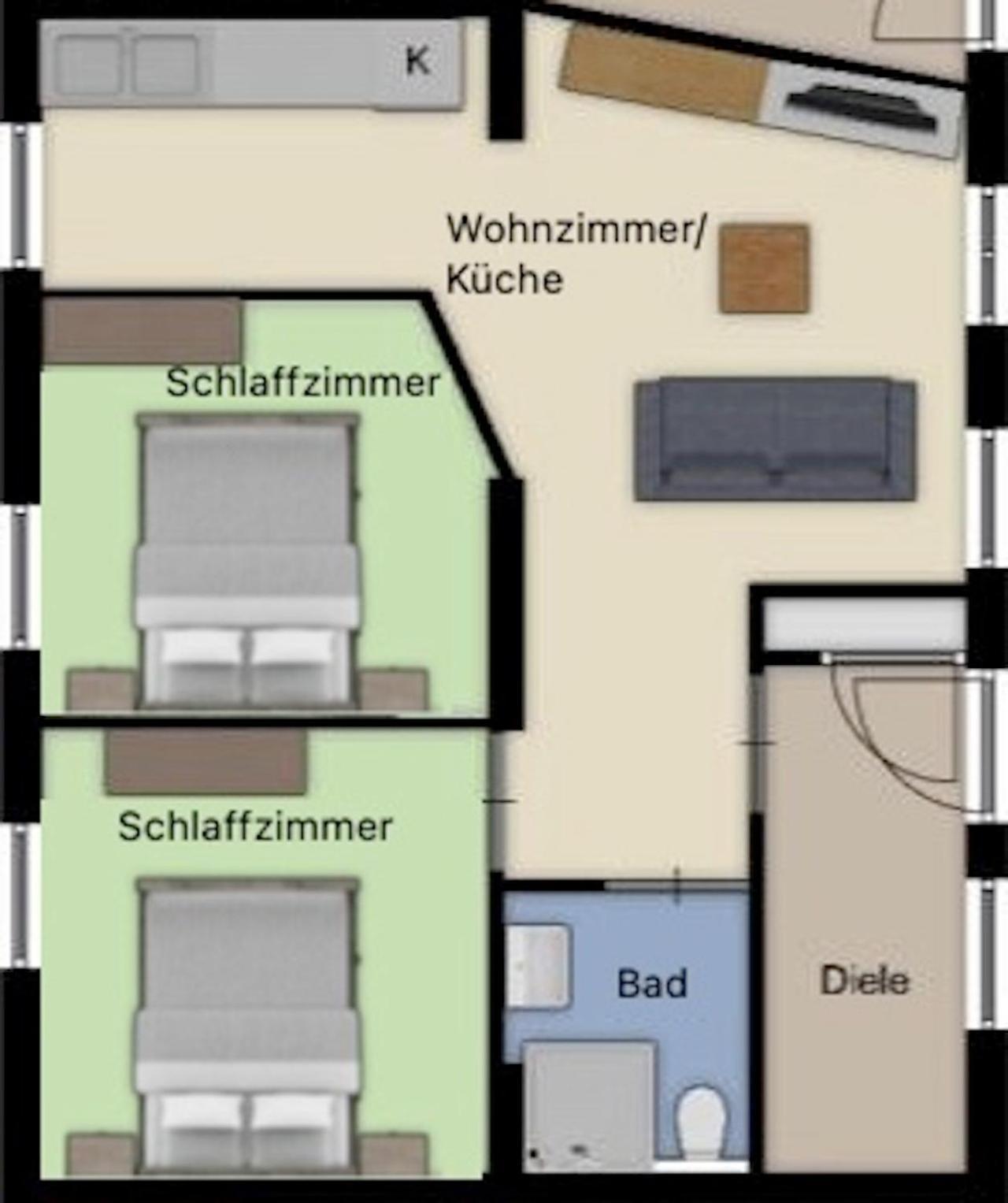 Aeuchen Am Rosenthal Apartamento Monschau Quarto foto