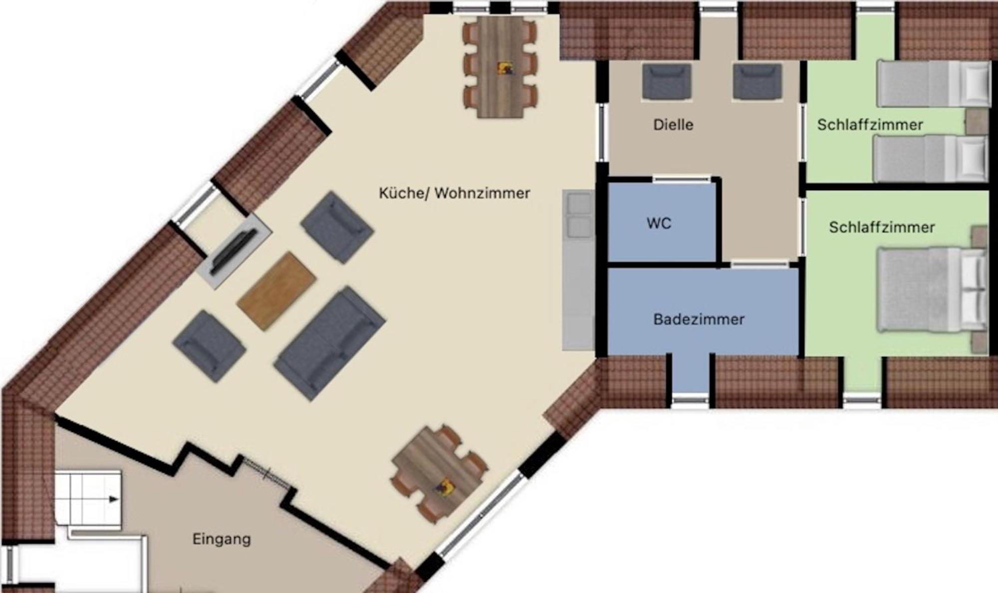 Aeuchen Am Rosenthal Apartamento Monschau Quarto foto